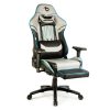 Bemada Gamer szék párnával - szürke/fekete/kék - 84 x 52 / 48 x 50 cm (BMD1118A)