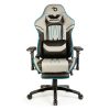 Bemada Gamer szék párnával - szürke/fekete/kék - 84 x 52 / 48 x 50 cm (BMD1118A)