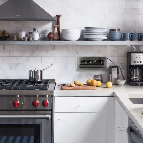 Delight Rejtett elosztó - 4-es - Felnyíló kivitel - szálcsiszolt (20446B)