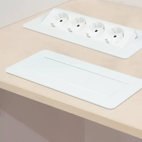 Delight Rejtett elosztó - 4-es - Felnyíló kivitel - fehér (20446WH)