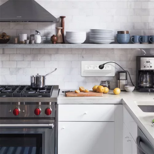 Delight Rejtett elosztó - 4-es - Felnyíló kivitel - fehér (20446WH)