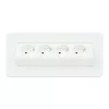 Delight Rejtett elosztó - 4-es - Felnyíló kivitel - fehér (20446WH)