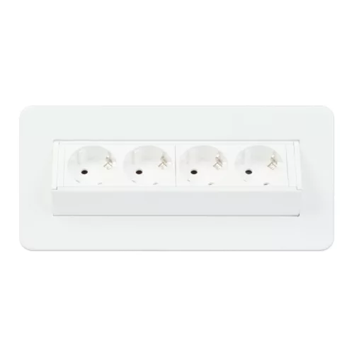 Delight Rejtett elosztó - 4-es - Felnyíló kivitel - fehér (20446WH)