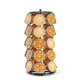   Bewello Fém kávékapszula tartó - 35 db Dolce Gusto kapszulához - 165 x 165 x 320 mm - fekete (BW0997)
