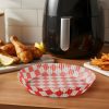 Bewello Air fryer sütőpapír - olaj nélküli sütőhöz - kockás, kör - 20 cm - 50 db / csomag (BW1032A)