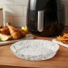 Bewello Air fryer sütőpapír - olaj nélküli sütőhöz - mintás, kör - 20 cm - 50 db / csomag (BW1033A)