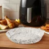 Bewello Air fryer sütőpapír - olaj nélküli sütőhöz - mintás, kör - 23 cm - 50 db / csomag (BW1033B)