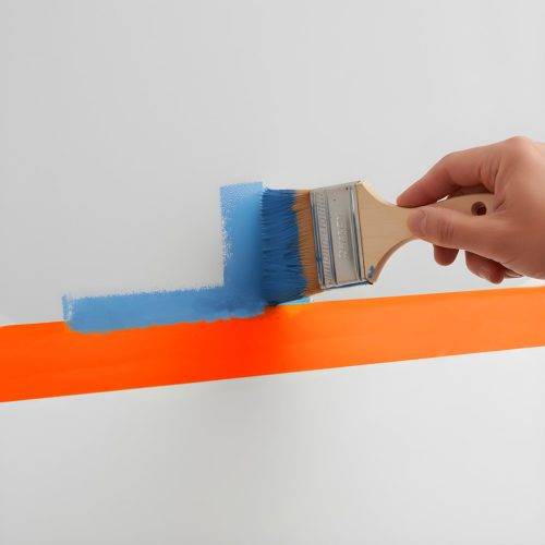 Handy Maszkolószalag - vízbázisú - 50 m x 50 mm - sárga - kültéri (11063)