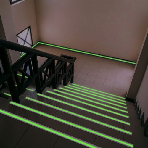 Handy Csúszásmentes ragasztószalag - foszforeszkáló jelölőcsíkkal - 5 m x 50 mm - 5 féle (11075)