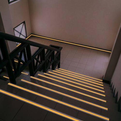 Handy Csúszásmentes ragasztószalag - foszforeszkáló jelölőcsíkkal - 5 m x 50 mm - 5 féle (11075)