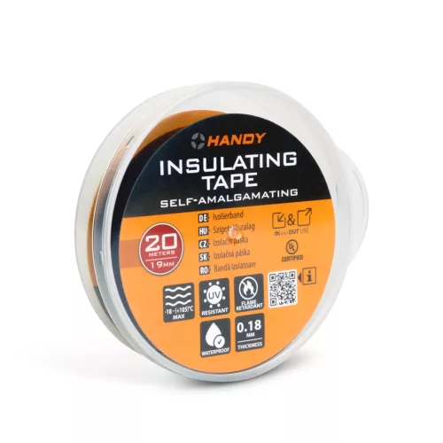 Handy Szigetelőszalag - PVC, -18 - (+105)°C - 20 m x 19 mm - fekete (11076)