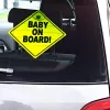 MNC Tapadókorongos "Baby on Board" tábla - 12,7 x 12,7 cm (54938)
