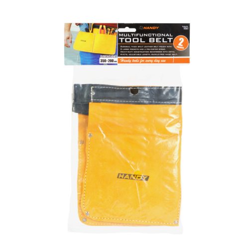 Handy Bőr szerszámtartó öv - 35 x 20 cm - 2 zseb (10261)