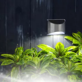   Garden Of Eden Szolár lámpa - fali - 10 x 5 x 8 cm - 4 fehér SMD LED (11783)