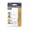 Delight USB Hálózati adapter 1xUSB fehér (55039-1WH)