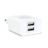 Delight USB Hálózati adapter 2xUSB fehér (55039-2WH)