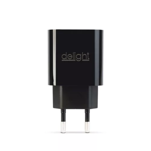 Delight Adapter - Type-C - gyorstöltő, PD20W - fekete (55040BK)