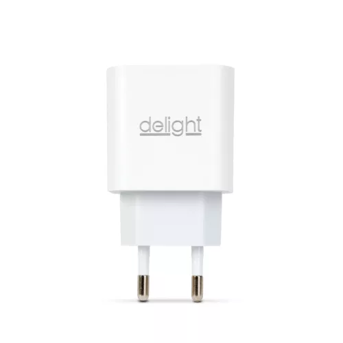 Delight Adapter - Type-C - gyorstöltő, PD20W - fehér (55040WH)