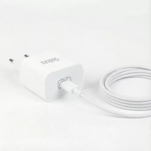 Delight Adapter - Type-C - gyorstöltő, PD20W - fehér (55040WH)