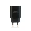 Delight Hálózati Adapter USB + Type-C PD20W gyorstöltéssel - fekete (55041BK)