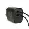 Delight Hálózati Adapter USB + Type-C PD20W gyorstöltéssel - fekete (55041BK)