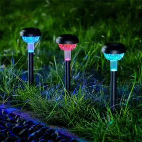   Garden Of Eden Leszúrható szolár lámpa - RGB LED - 7 x 30 cm - színváltós (13016)