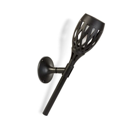 Garden Of Eden LED-es szolár lámpa - leszúrható / fali / szabadonálló - lángeffekt - 12 sárga LED - 90 x 410 mm (11262D)