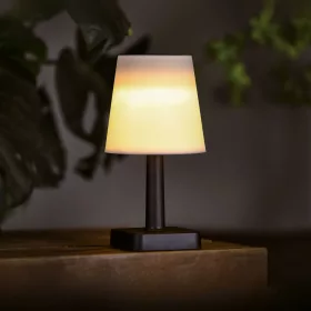   Garden Of Eden Szolár asztali lámpa - fehér - melegfehér LED - műanyag - 23 x 12 cm (13006)