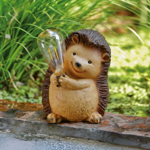 Garden Of Eden Szolár állatfigura - süni - 1 x filament LED - 16 x 19 x 23 cm (11419)