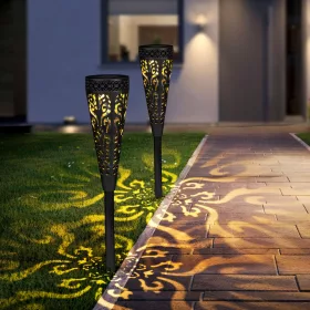   Garden Of Eden Leszúrható szolár lámpa - 1 melegfehér LED - 28,5 x 7 cm (13011)