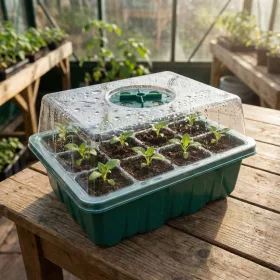   Garden Of Eden Palántanevelő szett tetővel - 15,3 x 11,4 x 18,5 cm (11984)