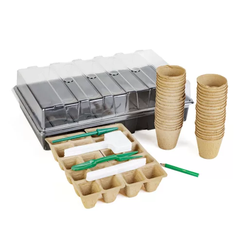Palántanevelő készlet - 66 db-os - 35,4 x 23,7 x 6,1 cm (11989)