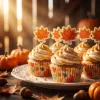 Bewello Muffin papír szett - pálcikákkal - 24 + 24 db (59048A)