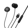 Maxell Maxell vezetékes fülhallgató - fekete - USB-C (INBAX) (52049)
