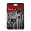 Maxell Maxell vezetékes fülhallgató - fekete - USB-C (INBAX) (52049)
