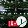 Phenom Fényfüzér - 10 m - hidegfehér - 200 LED - 100-240V - 6W - zöld kábel (59767C)