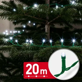   Phenom Fényfüzér - 20 m - hidegfehér - 400 LED - 100-240V - 6W - zöld kábel (59768C)