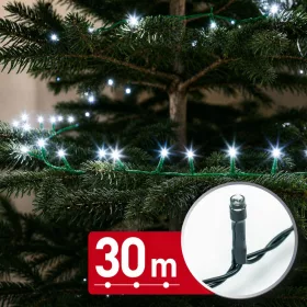   Phenom Fényfüzér - 30 m - hidegfehér - 600 LED - 220-240V - 6W - zöld kábel (59769C)