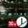Phenom Fényfüzér - 30 m - hidegfehér - 600 LED - 220-240V - 6W - zöld kábel (59769C)