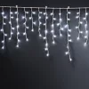 Phenom Fényfüzér függöny - 15 m - hidegfehér - 600 LED - 100-240V - 6W - átlátszó kábel (59770C)