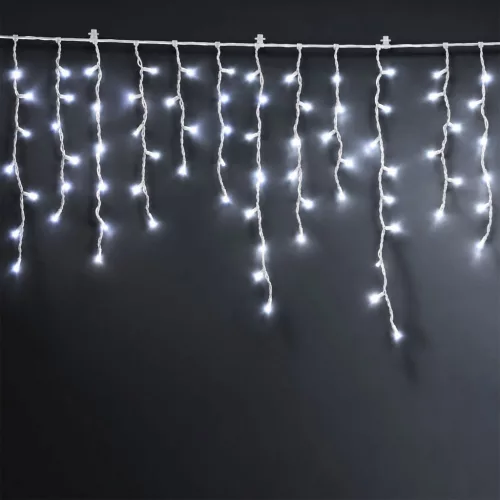 Phenom Fényfüzér függöny - 15 m - hidegfehér - 600 LED - 100-240V - 6W - átlátszó kábel (59770C)