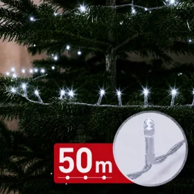   Phenom Fényfüzér - 50 m - hidegfehér - 1000 LED - 220-240V - 9W - átlátszó kábel (59771C)