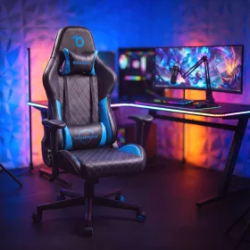   Bemada TItanForce gamer szék párnával - fekete/kék - 122 x 65 x 53 cm (BMD1124BL)