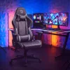 TItanForce gamer szék párnával - fekete/szürke - 122 x 65 x 53 cm (BMD1124GY)