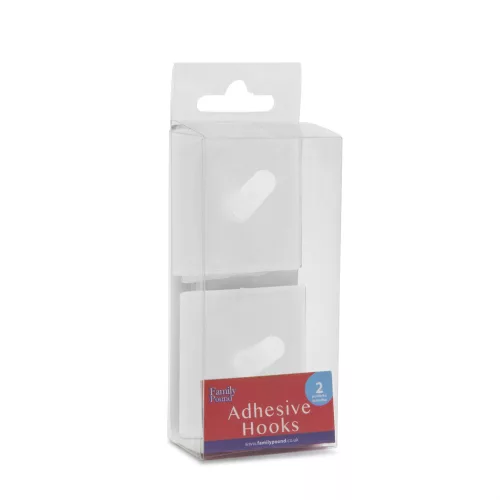 Family Öntapadós fali akasztó átlátszó 2 db / bliszter (57346TR)
