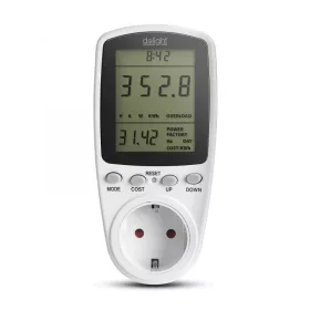  Delight Fogyasztásmérő költségszámítás funkcióval 240V, max. 16 A, 3680W (20296B)