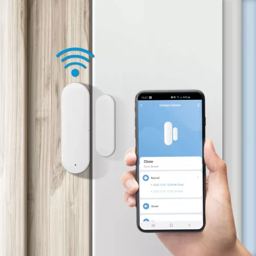 Delight Smart Wi-Fi-s nyitásérzékelő - 2 x AAA - öntapadós (55376)