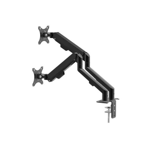 Delight Monitor és TV tartókonzol - dupla karos, teleszkópos - asztallapra rögzíthető - 62 cm, 30" (39684)