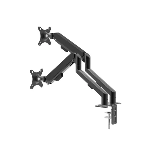 Delight Monitor és TV tartókonzol - dupla karos, teleszkópos - asztallapra rögzíthető - 62 cm, 30" (39684)