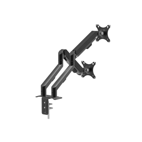 Delight Monitor és TV tartókonzol - dupla karos, teleszkópos - asztallapra rögzíthető - 62 cm, 30" (39684)